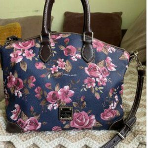Dooney & Bourke Rose Garden Cabbage Handbag (blue floral)